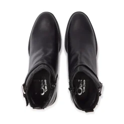 Almafi Black Leather Ankle Boots<Carl Scarpa Store