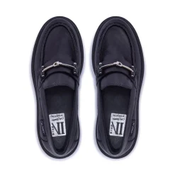 Alsenso Black Leather Loafers<Carl Scarpa Flash Sale