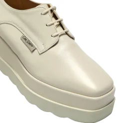 Amuleto Off White Leather Platform Loafers<Carl Scarpa Shop