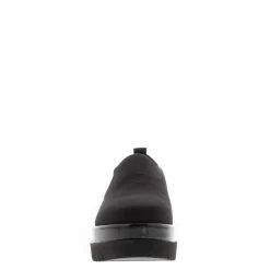 Angelo Black Italian Lycra Wedge Loafers<Carl Scarpa Best Sale