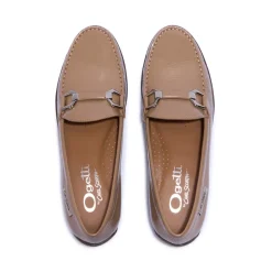Anglette Beige Patent Leather Loafers<Carl Scarpa Hot