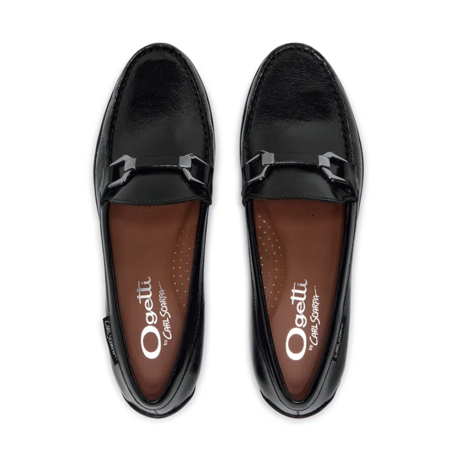 Anglette Black Patent Leather Loafers<Carl Scarpa Online