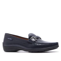 Anglette Navy Patent Leather Loafers<Carl Scarpa Fashion