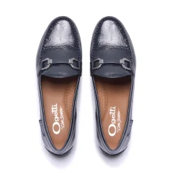 Anglette Navy Patent Leather Loafers<Carl Scarpa Fashion