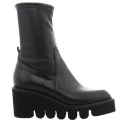 Ariel Black Leather Wavesole Ankle Boots<Carl Scarpa Hot