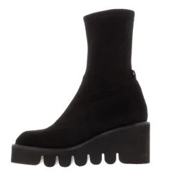 Ariel Black Suede Wavesole Ankle Boots<Carl Scarpa Best