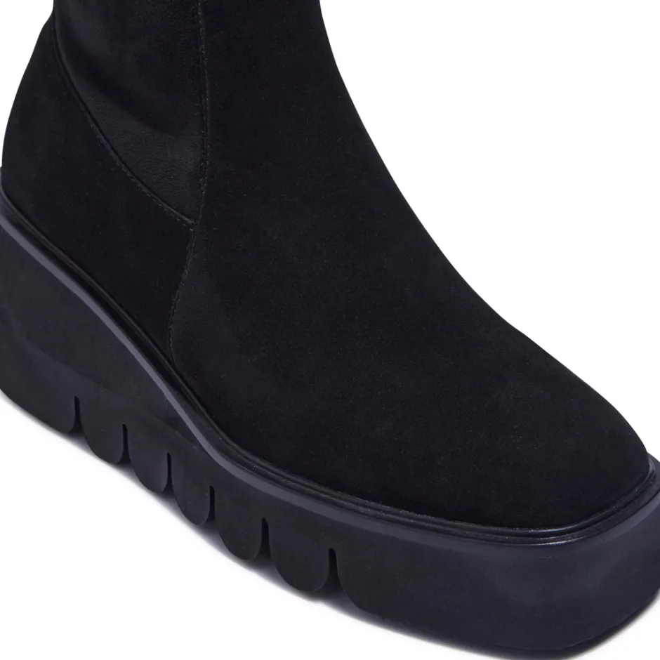 Ariella Black Suede Ankle Boots<Carl Scarpa Hot