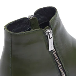 Arletta Green Leather Ankle Boots<Carl Scarpa Best Sale