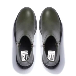 Arletta Green Leather Ankle Boots<Carl Scarpa Best Sale