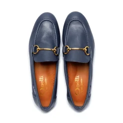 Arlie Navy Leather Snaffle Loafers<Carl Scarpa Best