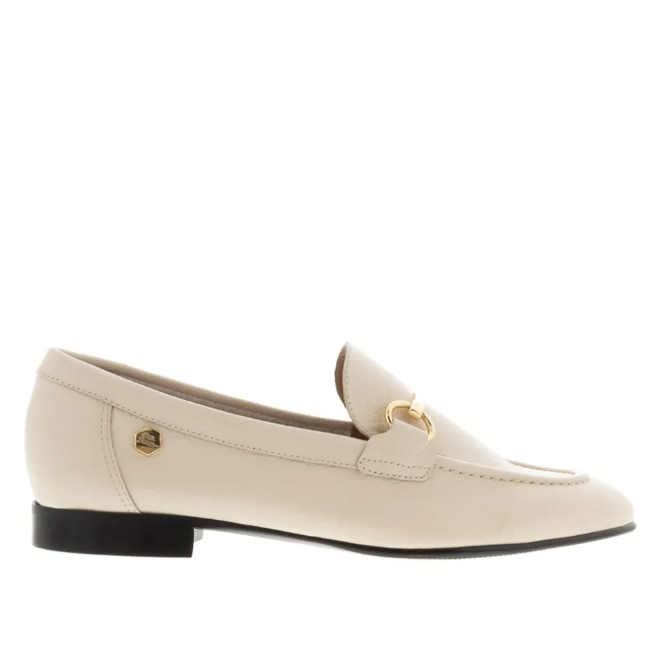 Arlie Off White Leather Snaffle Loafers<Carl Scarpa Cheap