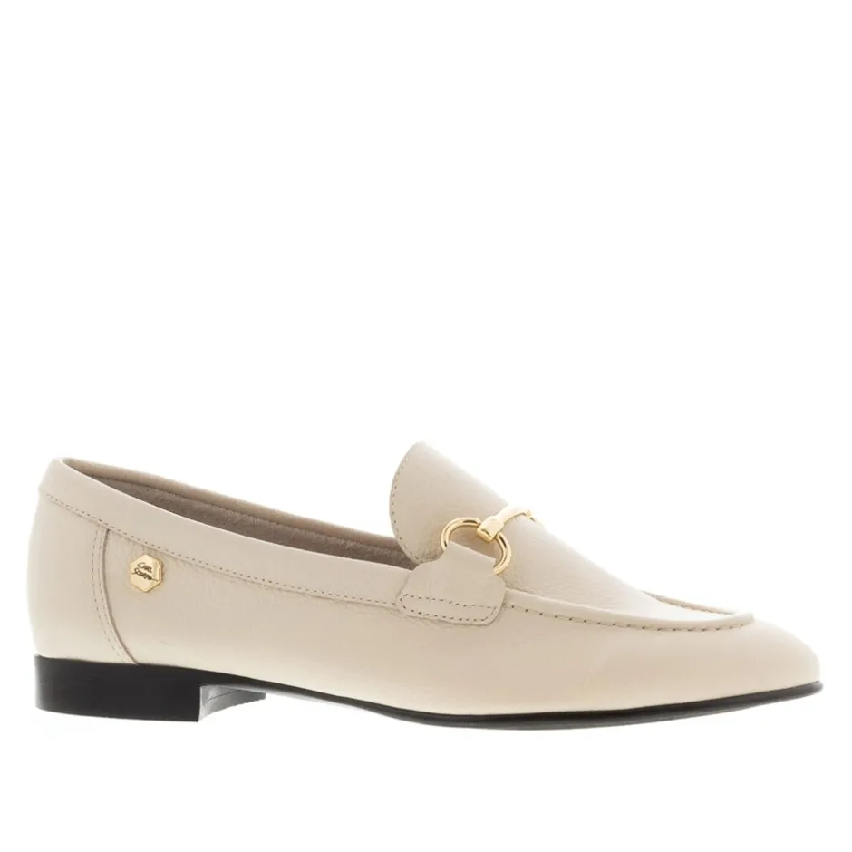 Arlie Off White Leather Snaffle Loafers<Carl Scarpa Cheap
