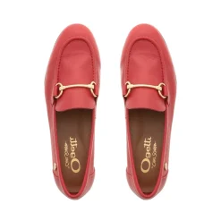 Arlie Red Leather Snaffle Loafers<Carl Scarpa Cheap