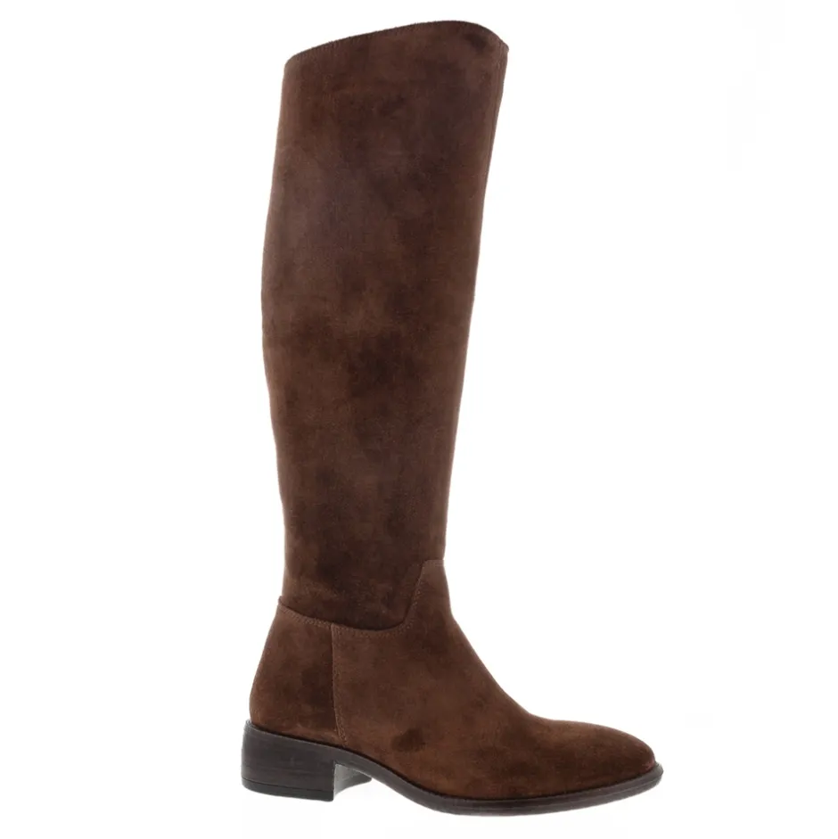 Ashby Brown Suede Knee High Boots<Carl Scarpa Store