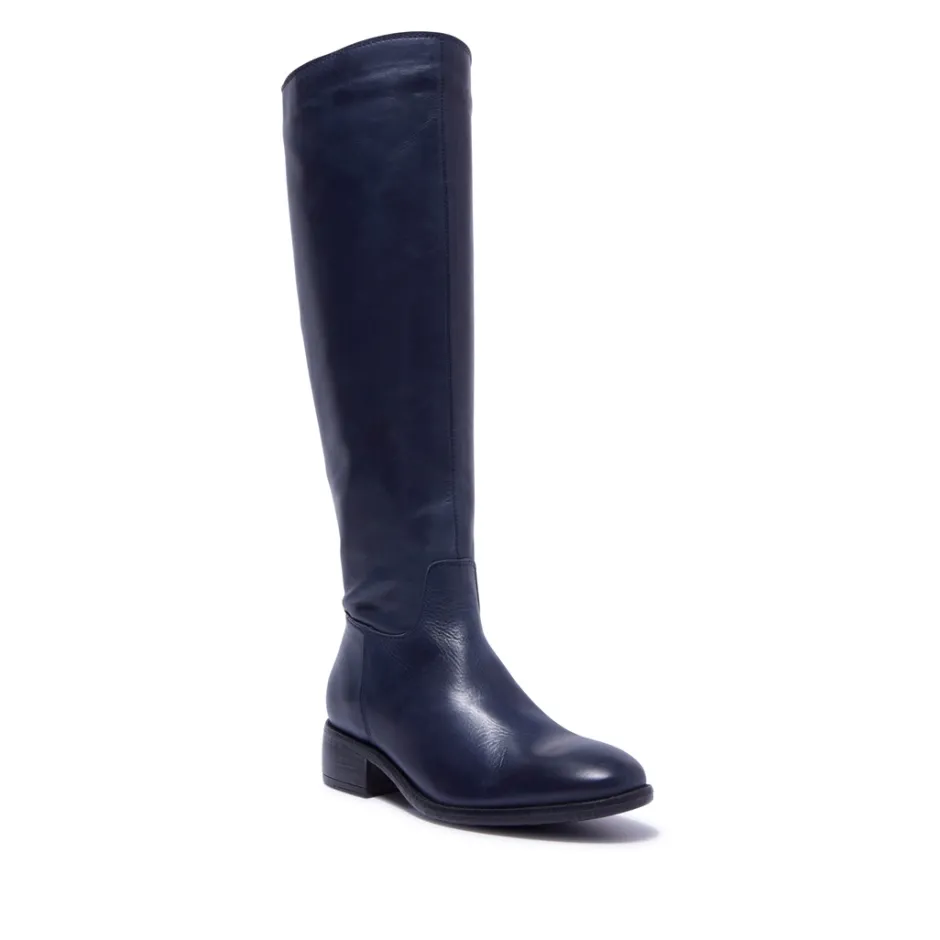 Ashby Navy Leather Boots<Carl Scarpa Discount