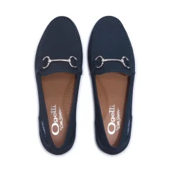Aubrigo Navy Suede Loafers<Carl Scarpa Sale