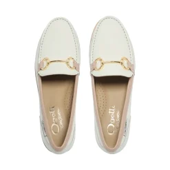 Aubrigo White-Rose Leather Snaffle Loafers<Carl Scarpa Outlet