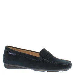 Bettina Navy Slip-On Loafers<Carl Scarpa Hot