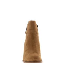 Blaise Tan Suede Block Heel Ankle Boots<Carl Scarpa Flash Sale