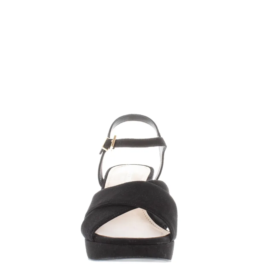 Bowie Black Suede Platform Sandals<Carl Scarpa Hot