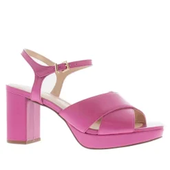 Bowie Fuchsia Block Heel Sandals<Carl Scarpa Flash Sale