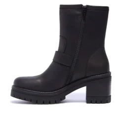 Buona Black Leather Ankle Boots<Carl Scarpa Shop