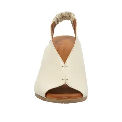 Buttercup Off White Leather Slingback Sandal<Carl Scarpa Hot