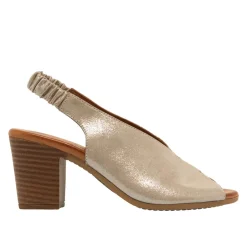 Buttercup Silver Leather Slingback Sandal<Carl Scarpa Sale