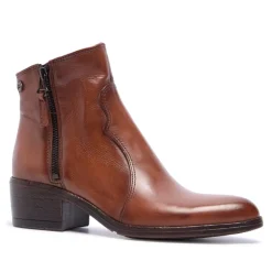 Caliana Tan Leather Ankle Boots<Carl Scarpa Outlet
