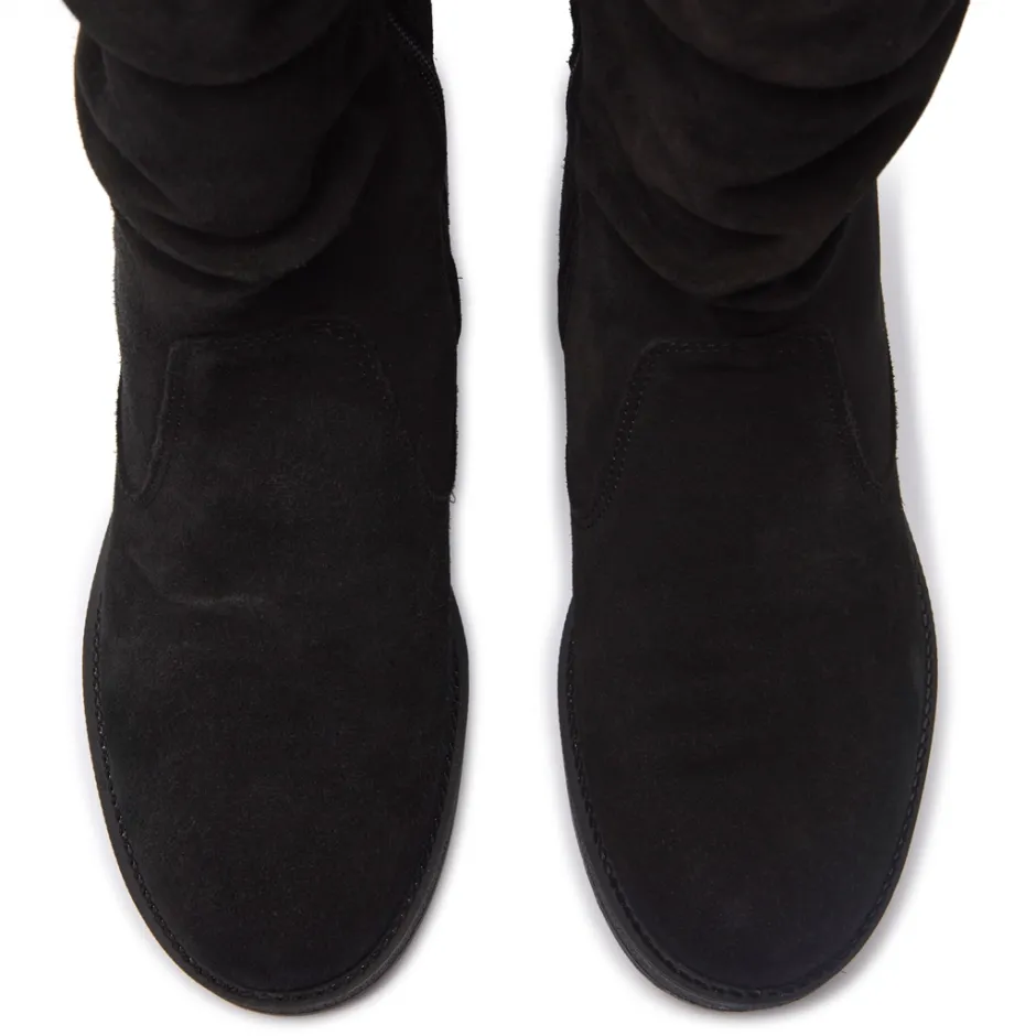 Camogli Black Suede Ankle Boots<Carl Scarpa Fashion
