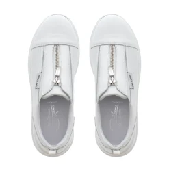 Cestine White Leather Platform Trainers<Carl Scarpa Cheap