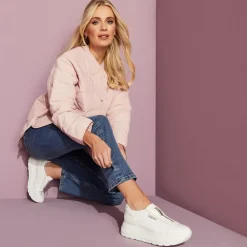 Cestine White Leather Platform Trainers<Carl Scarpa Cheap