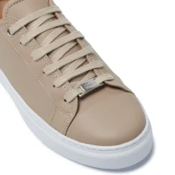 Corianne Beige Leather Trainers<Carl Scarpa Shop