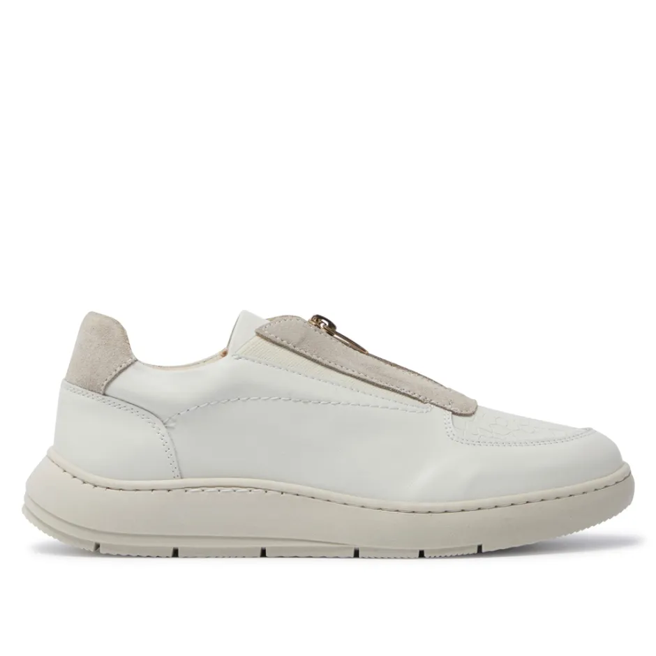 Crishelle Off White Suede Trainers<Carl Scarpa Store