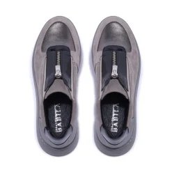 Crishelle Pewter Suede Trainers<Carl Scarpa New