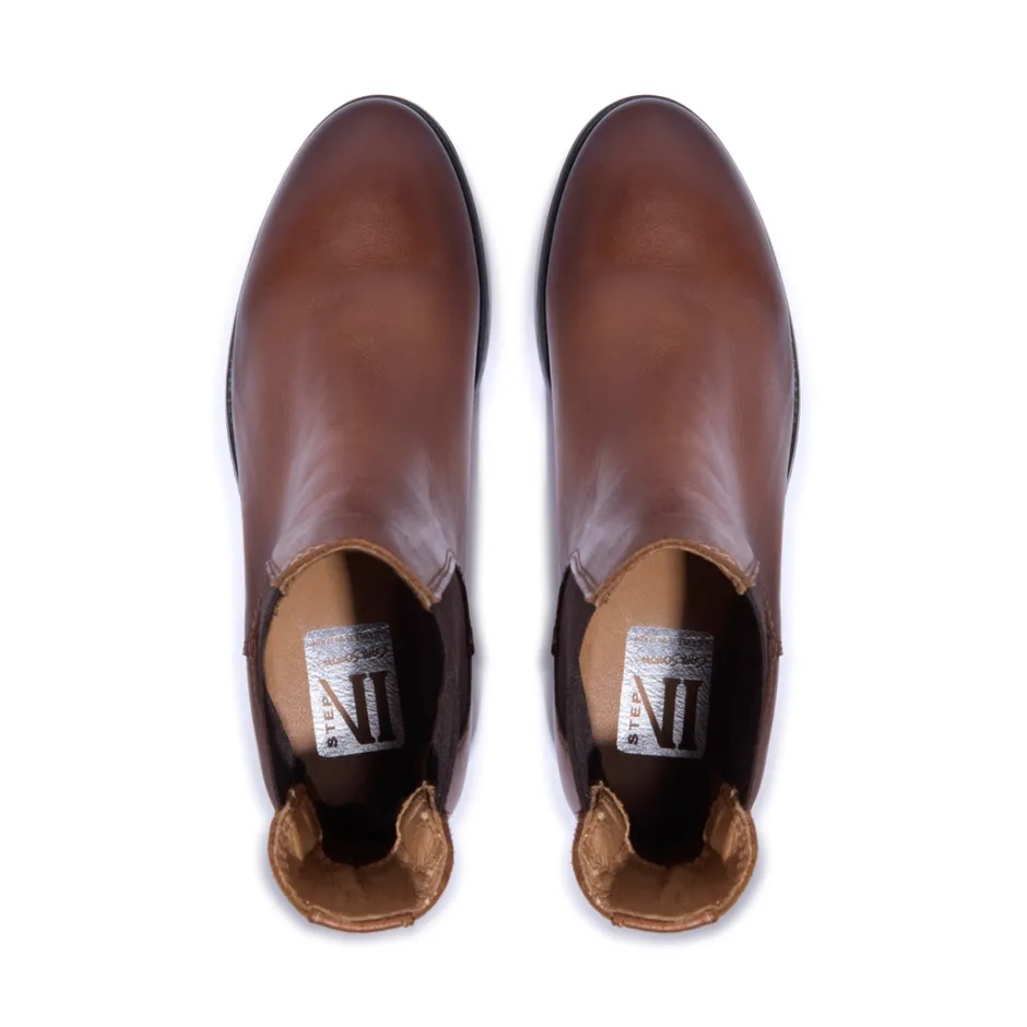 Delicio Tan Leather Ankle Boots<Carl Scarpa Clearance