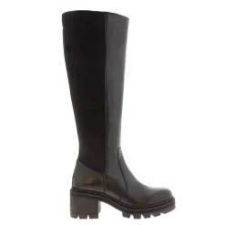 Dodie Black Leather Knee High Boots<Carl Scarpa Outlet