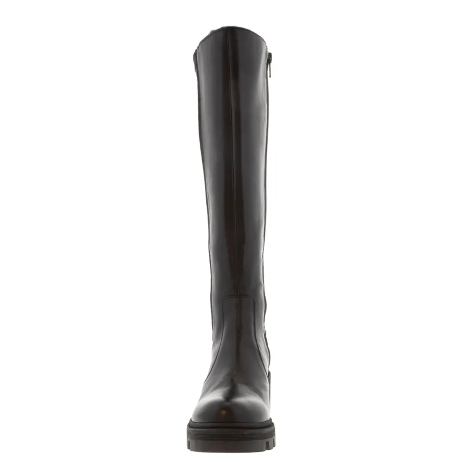 Dodie Black Leather Knee High Boots<Carl Scarpa Outlet