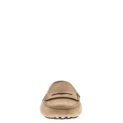 Domenica Beige Nubuck Suede Penny Loafers<Carl Scarpa Cheap