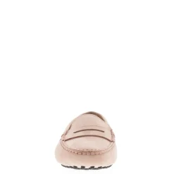Domenica Nude Nubuck Suede Penny Loafers<Carl Scarpa Best Sale