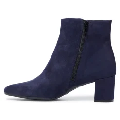 Effy Navy Suede Ankle Boots<Carl Scarpa Flash Sale