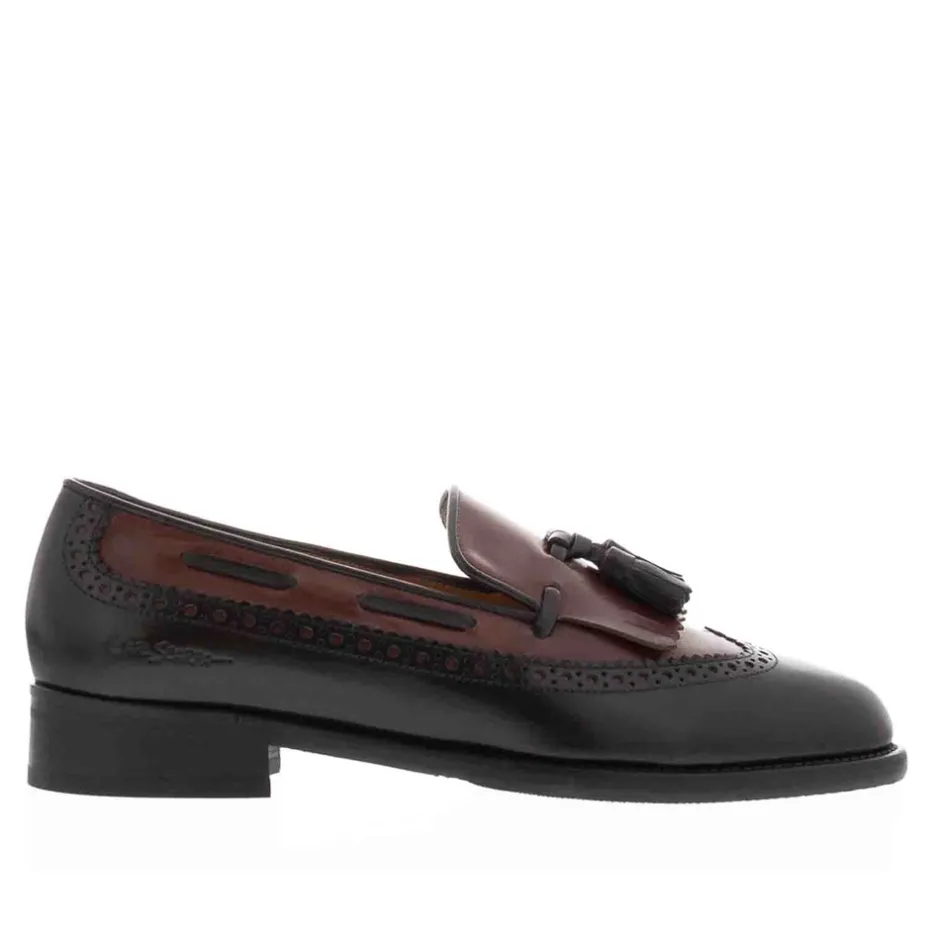 Elesta Two Tone Leather Oxford Style Loafers<Carl Scarpa Best