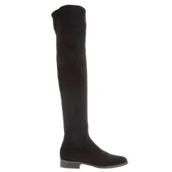 Emalynne Black Italian Suede Over The Knee High Boots<Carl Scarpa Discount