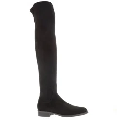 Emalynne Black Italian Suede Over The Knee High Boots<Carl Scarpa Discount