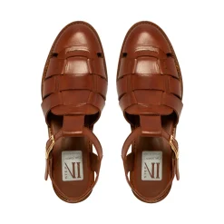 Emelot Tan Leather Flat Sandals<Carl Scarpa Best Sale