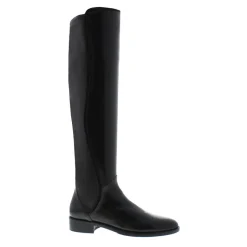 Emma Black Leather Knee-High Boots<Carl Scarpa Sale