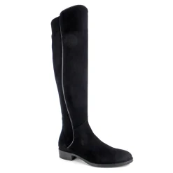 Emma Black Suede Knee-High Boots<Carl Scarpa Sale