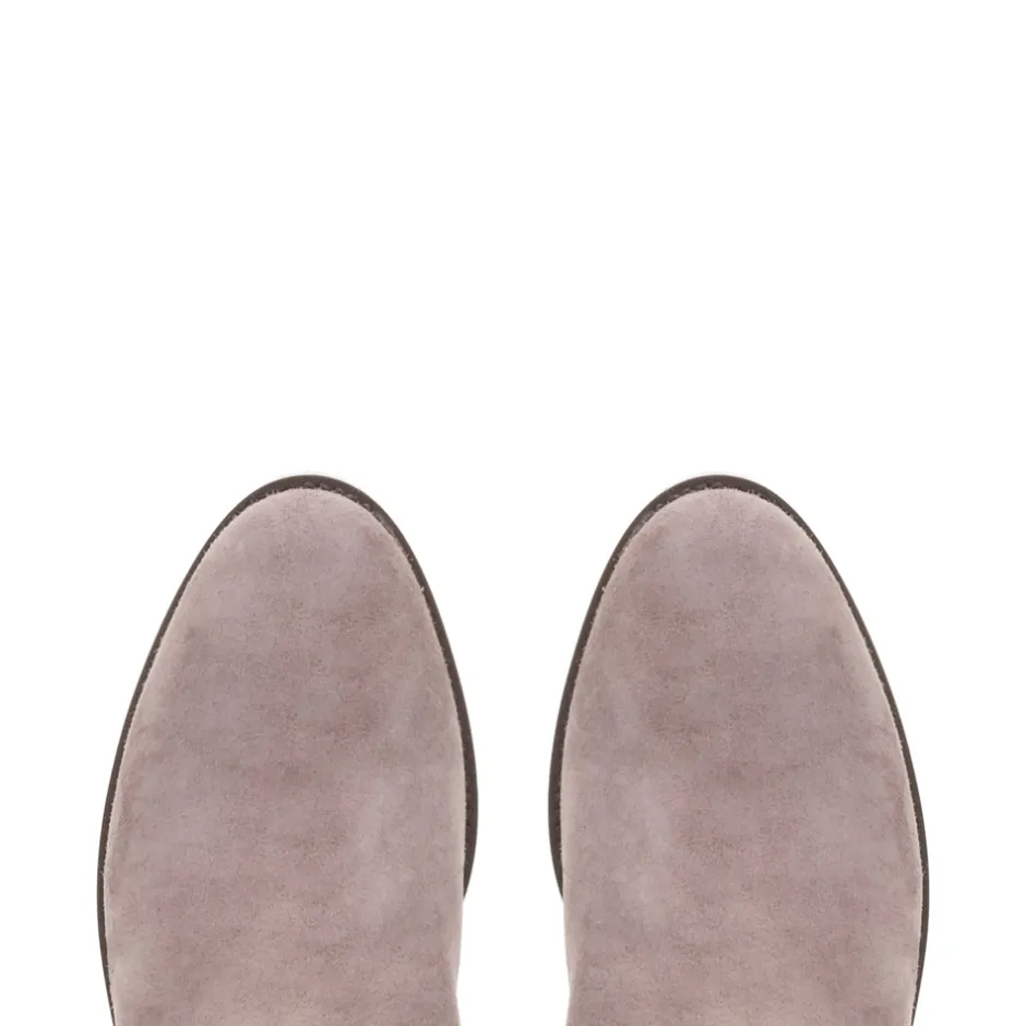 Emma Mauve Taupe Suede Knee-High Boots<Carl Scarpa Hot