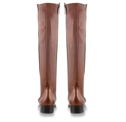 Emma Tan Leather Knee-High Boots<Carl Scarpa Best
