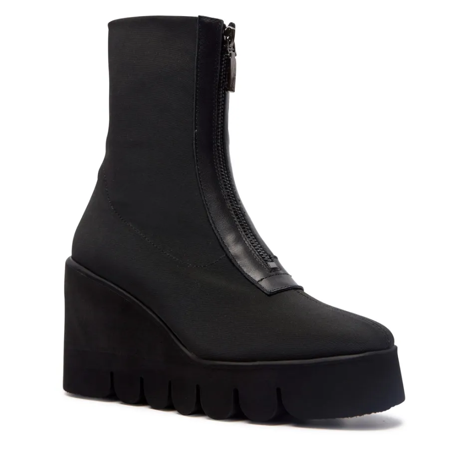Enrico Black Stretch Ankle Boots<Carl Scarpa Shop